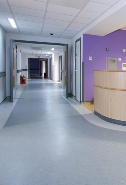 2000 PUR vinyl flooring installation photograph 1