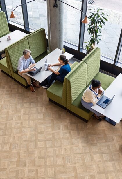Expona Flow PUR vinyl flooring installation photograph 1