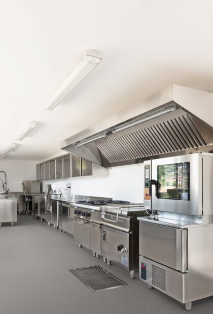Polysafe Apex safety vinyl flooring in a commercial interior