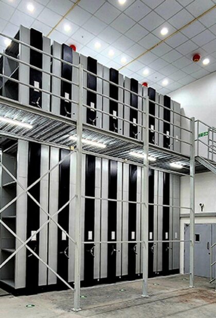 Kompress Double Decker Mobile Storage Compactor storage system