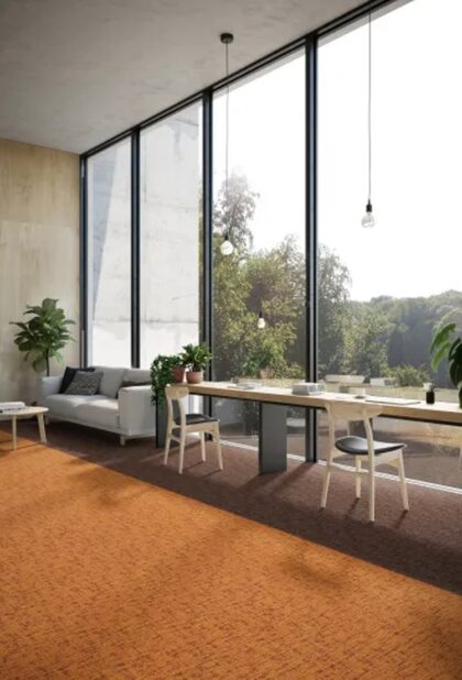 DSGN Absolute carpet tiles installation photograph 1