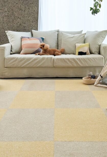 Japan Carpet Home Tile 300 carpet tiles in a commercial interior
