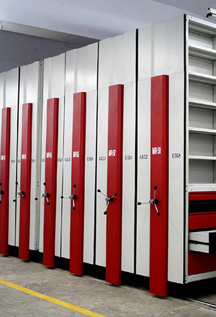 Mechanical Mobile Storage Compactor storage system photograph 1