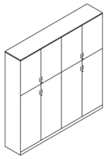 Full Height Storage 2400 x 2400